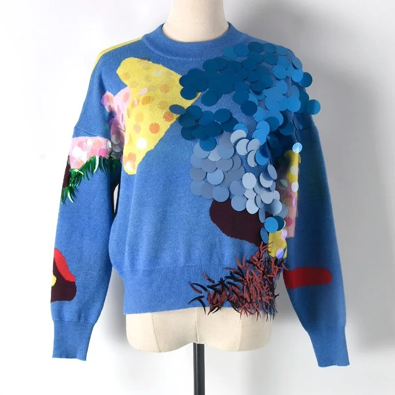 

Christmas jumper ladies women sweaters fashion 2018 women knitting pullover with neck sweater women winter 2018 DD1723