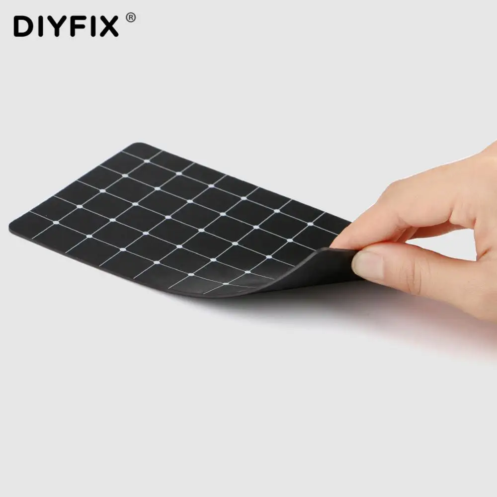 Diyfix esteira de armazenamento de parafuso magnético, mini almofada de trabalho macio, ferramentas manuais para reparo de celular