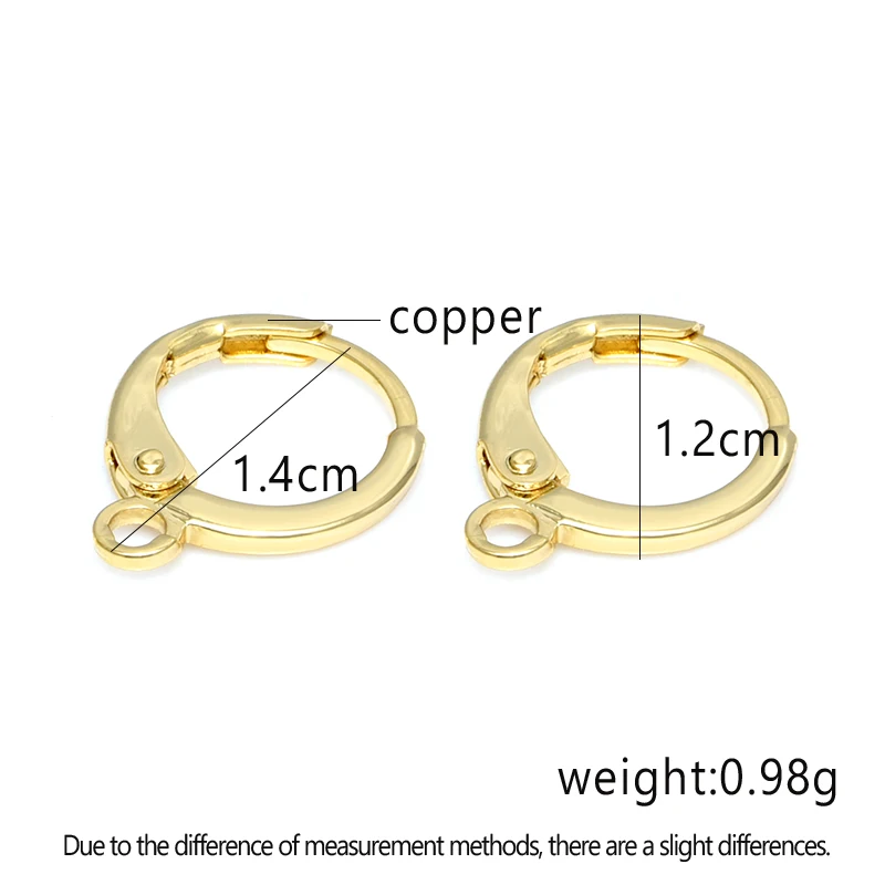 4 Pairs DIY Earrings Clasps Hooks  Accessories for Woman Handmade Jewelry Making Accessories Earrings Hooks