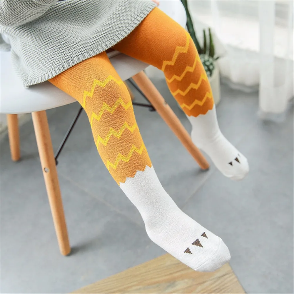 

0-3 Years children stocking Wave Stripe Kawaii Tight For Girl Cotton Toddler Kids Baby Pantyhose Children's Clothing Accessories