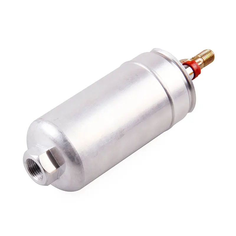 RASTP-Stainless Steel High Quality External Fuel Pump 044 Poulor 300LPH Color Silver RS-FP010