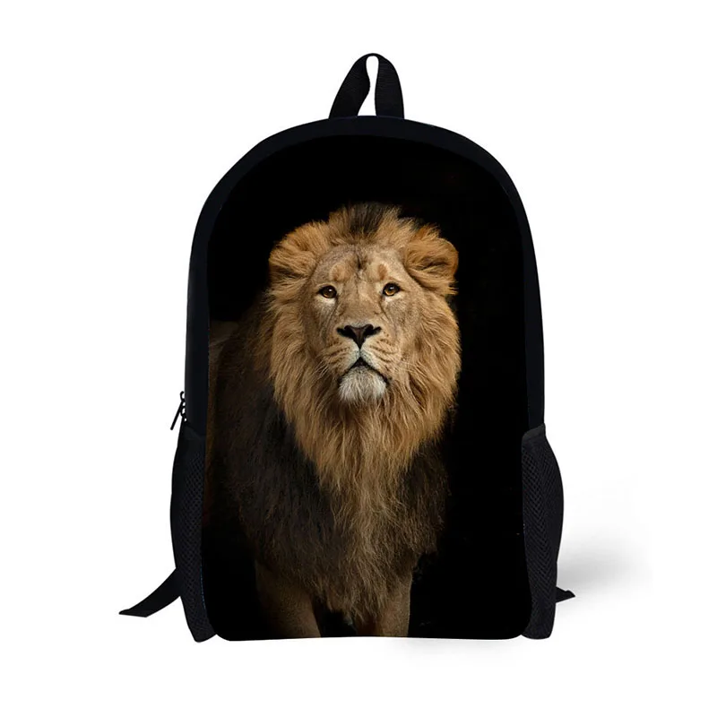 School backpack children backpack Lion pattern classic Printing for High School Backpacks for Teenagers