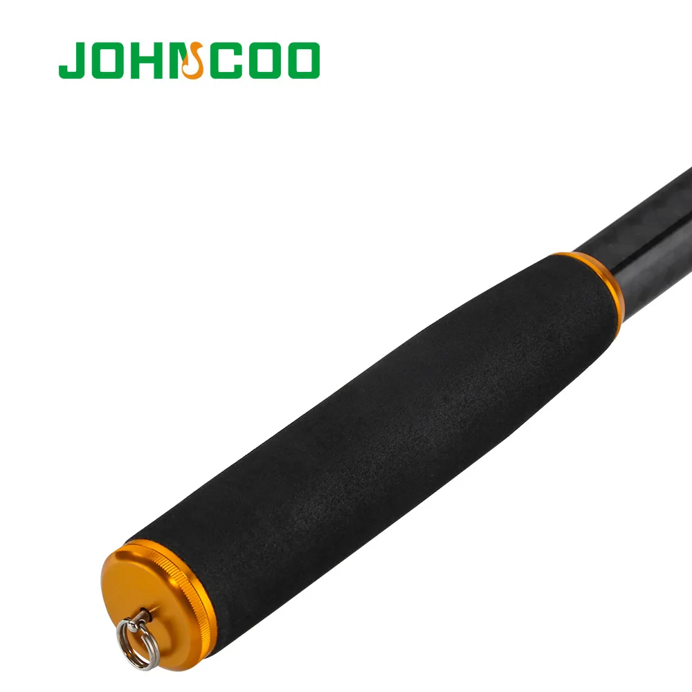 JOHNCOO FIGHTER Telescopic Fishing Rod 40-80g Spinning Rod 2.1,2.4,2.7,3.0,3.6M Portable Sea Fishing Rod Long Casting Carbon Rod