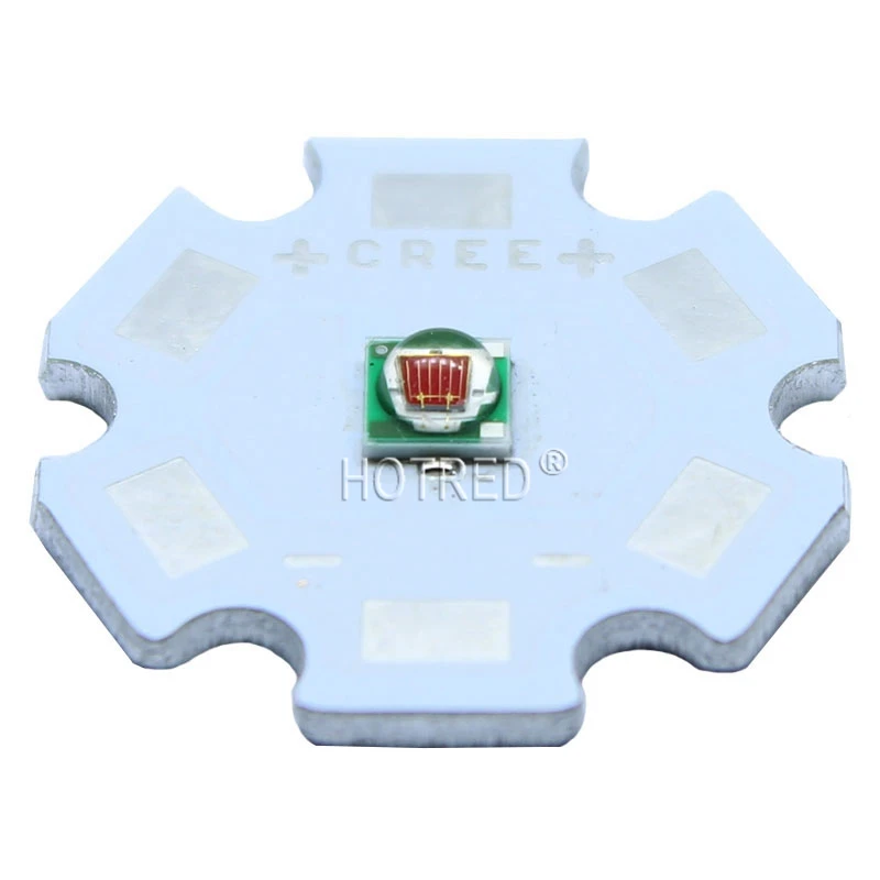10PCS Epistar 3W 3535 Deep Red High Power 660NM Plant Grow LED Light for Cabinet/Tank/Aquarium with 20MM PCB