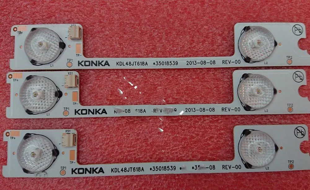 20 PCS original new LED lamp strips bar for KONKA KDL48JT618A 35018539 6LEDS 44.2cm