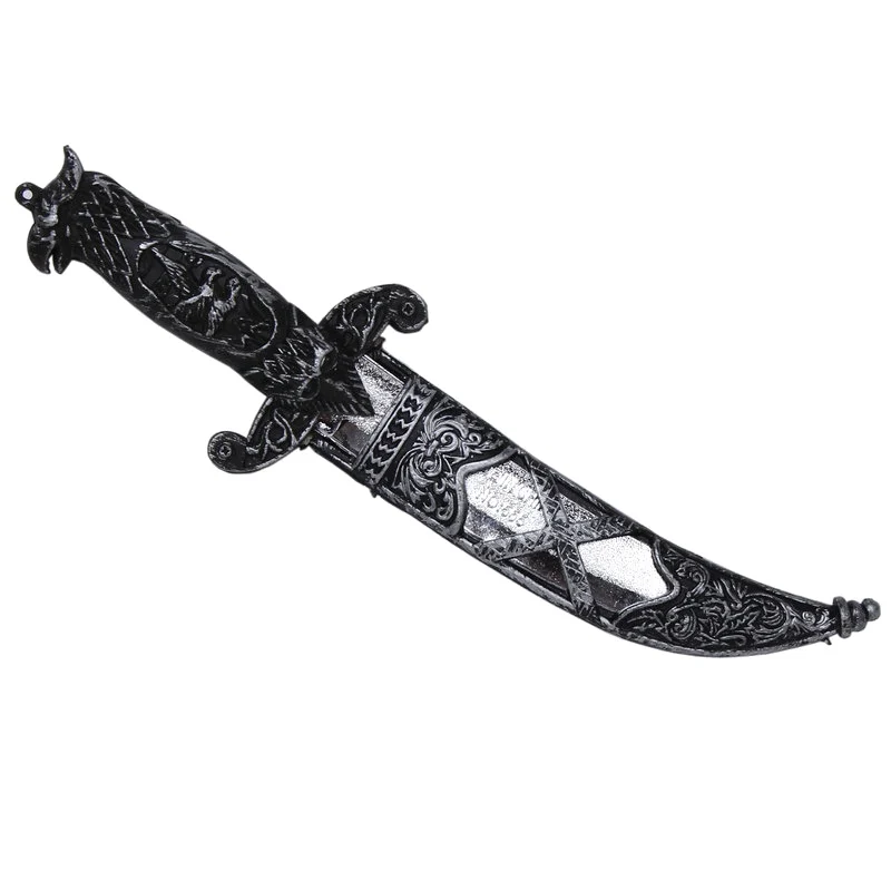 Plástico Swords DIY Party Supplies Halloween Toy Sword Cor Aleatória Pequeno Phoenix Knife Toy Pirates Dagger para Crianças 22*6cm