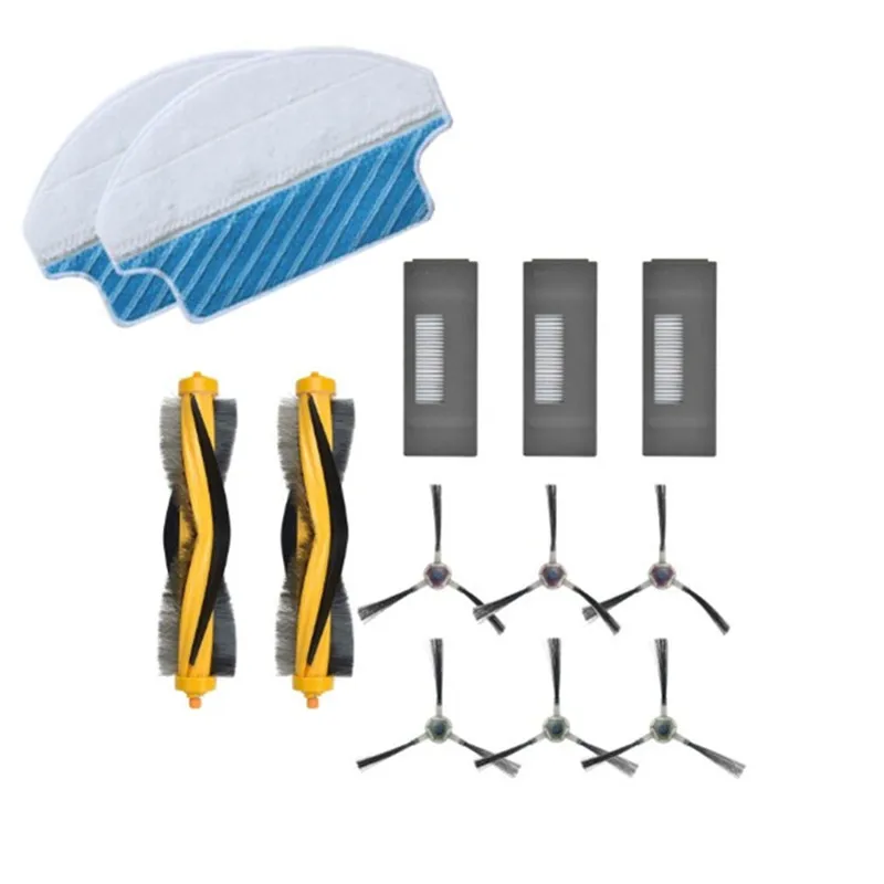 Filtro de tela para Robot aspirador Ecovacs DEEBOT M80 M80 Pro DT85 DT83 DM81 DM85, cepillo lateral principal, mopa, piezas de filtro de aspiradora