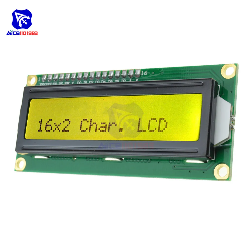 LCD1602-Display mit Hintergrundbeleuchtung, LCD-Anzeigemodul, 16 Zeichen pro Zeile, 1602, für Arduino-Roboter, 3,3 V. – Detail 8