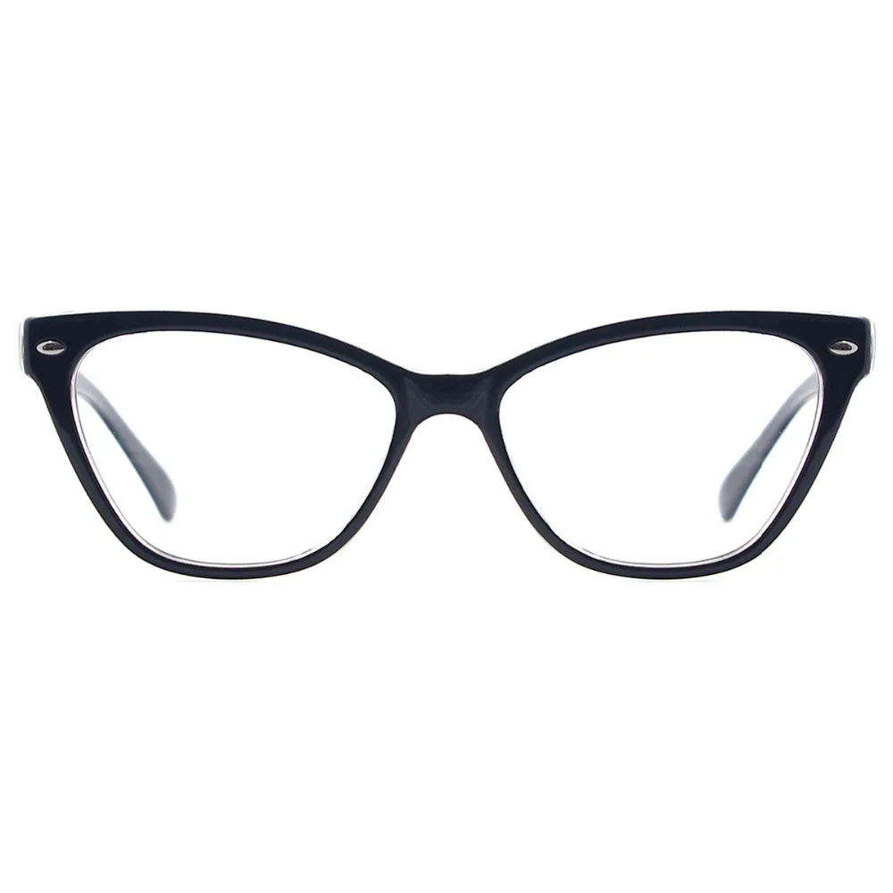 Fashion Women Cat Eye Glasses Lightweight Plastic Eyewear Frame Colorful High Quality Full Rim Spectacle For Prescription Lenses