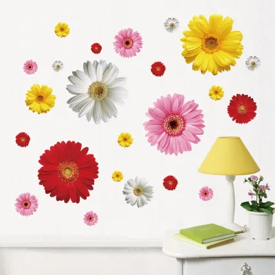 sakura flower wall stickers bedroom living room wedding decoration mural arts diy home decorations wall decals posters