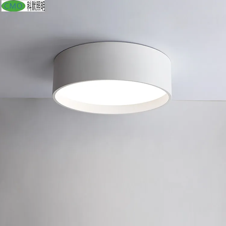 

Modern LED ceiling light black/white Round simple decoration fixtures study dining room balcony bedroom living room ceiling lamp