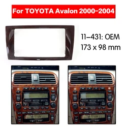 2 DIN Car Radio stereo Fitting installation adapter fascia For TOYOTA Avalon 2000 2001 2002 2003 2004 frame Audio