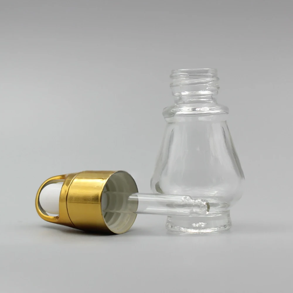 20ml Transparent Single Gourd Shaoe Bottle,Colored Glass Vial