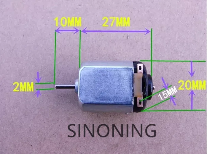 130 Micro DC Motor 3v 16500 rpm samochód DIY zabawka zbiornik łódź