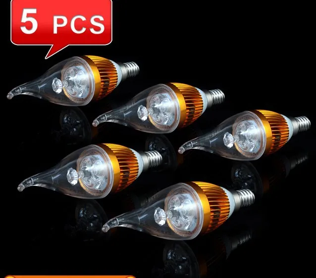 E14 E12 E27 3X3W 9W Dimmable Candle Screw Base Candle Led Lamp Lighting