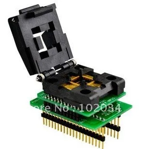 100% NEW IC51-0444-467 QFP44 IC Test Socket / Programmer Adapter / Burn-in Socket(CNV-QFP-MPU51)