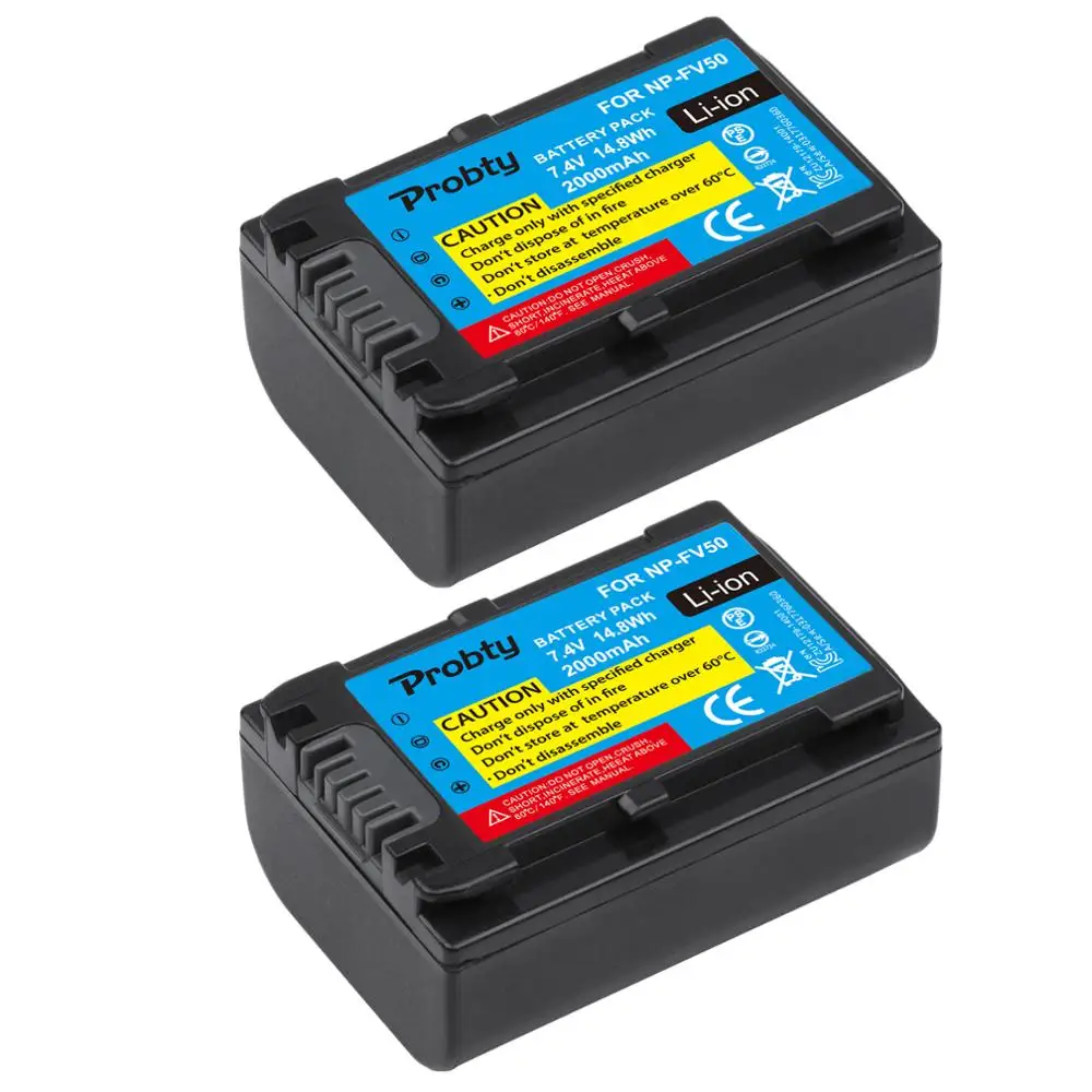 Voor Sony Np FV50 NP-FV50 Batterij + Lcd Oplader Voor Sony Hdr XR550E XR350E CX550E CX350E CX150E Dcr SR68E SX83E SX63E SX43E CX230