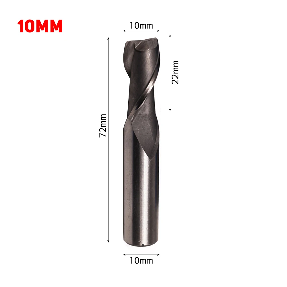 1 Pc CNC Bohrer 2 Flöte 4mm Gerade Schaft HSS Router Bit 4/6/8/10/12mm Ende Mühle Router Bit Holz Fräser Werkzeug