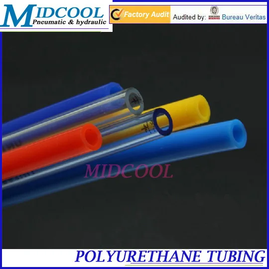 

pneumatic hose thermoplastic polyurethane tubing PU12*8 pipe OD 12mm ID 8mm Length 100m PU tube