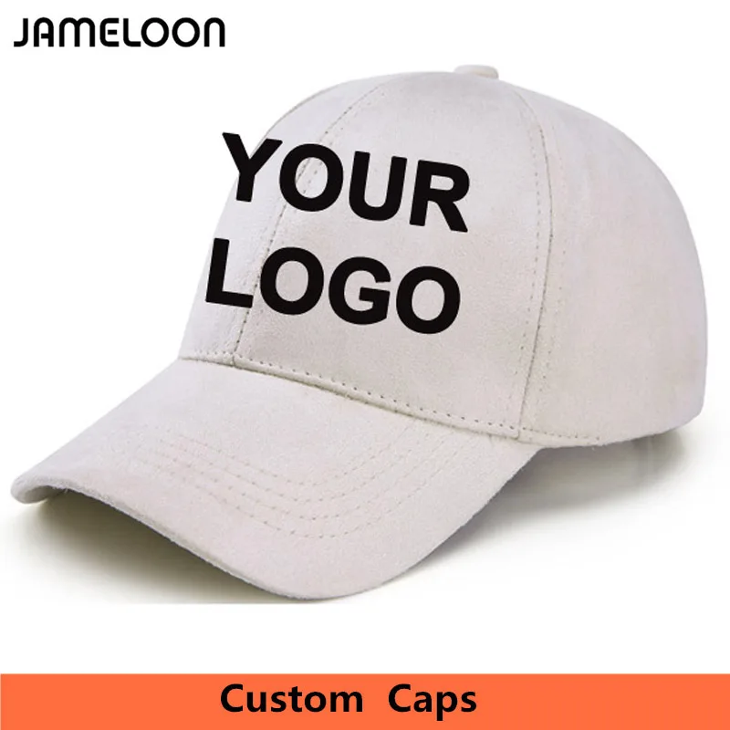 

LOGO Custom Fashion Suede Caps Snap Back Customized Own Designed Baseball Hat Embroidery Whole Printing Adult Good Quality