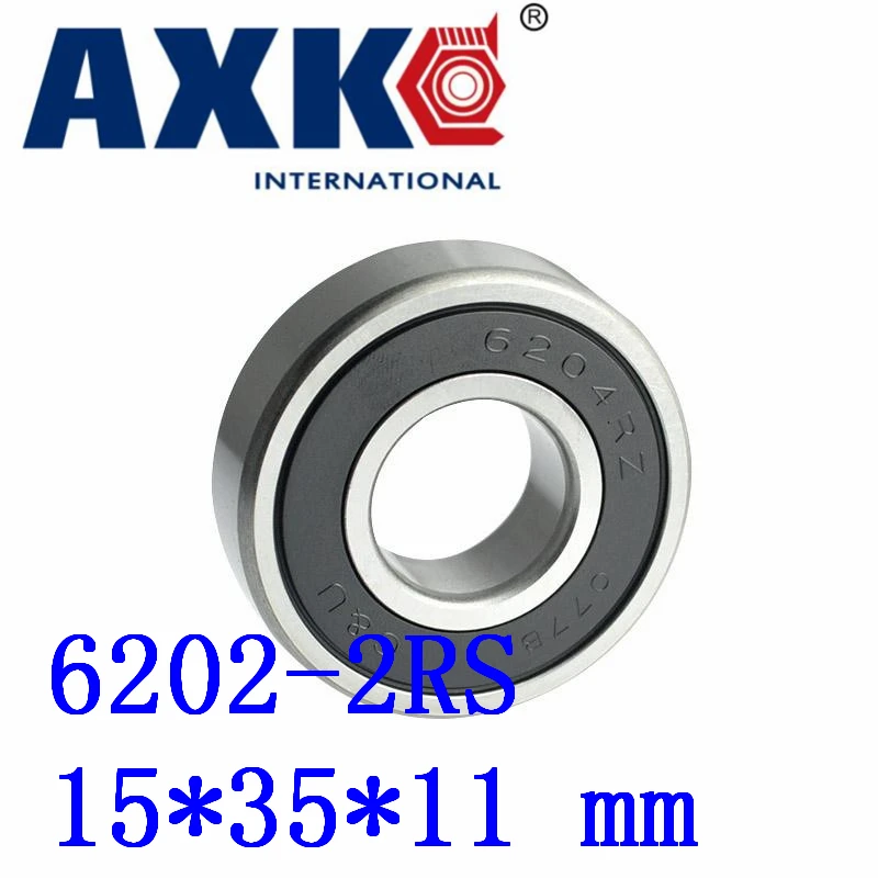 10PCS 6202 2RS Deep Groove Ball Bearing Rushed Sale Rodamientos with Double Rubber Sealing Cover 6202RS 15mmx35mmx11mm