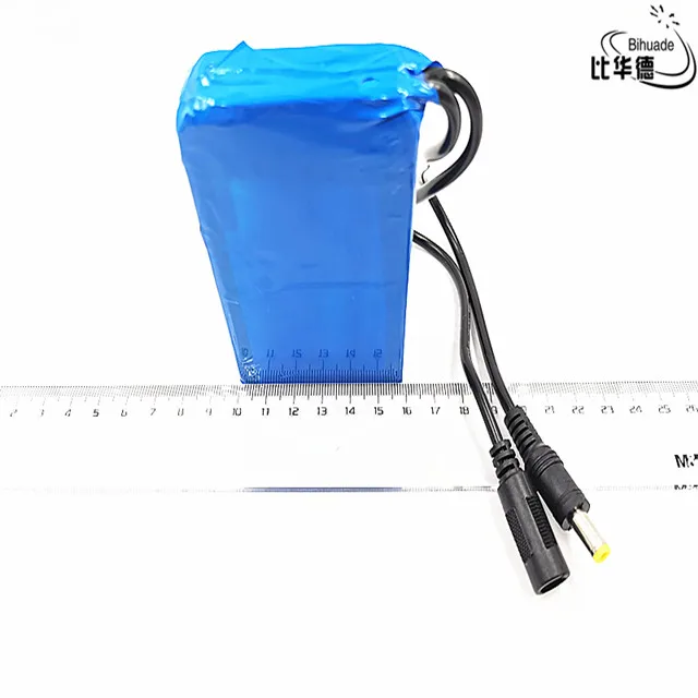 

12V 5000mah lithium battery Rechargeable DC battery polymer batteria For monitor motor LED light outdoor spare Battery