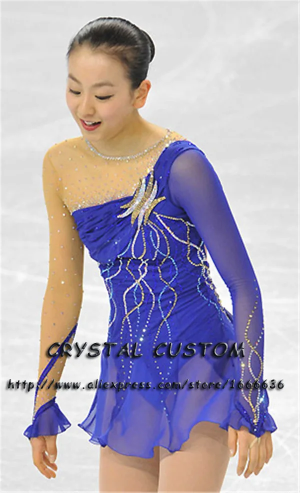 Professional Custom Figure Ice Skating Dresses For Girls New Brand Vogue Figure Skating Competition Dress DR2937