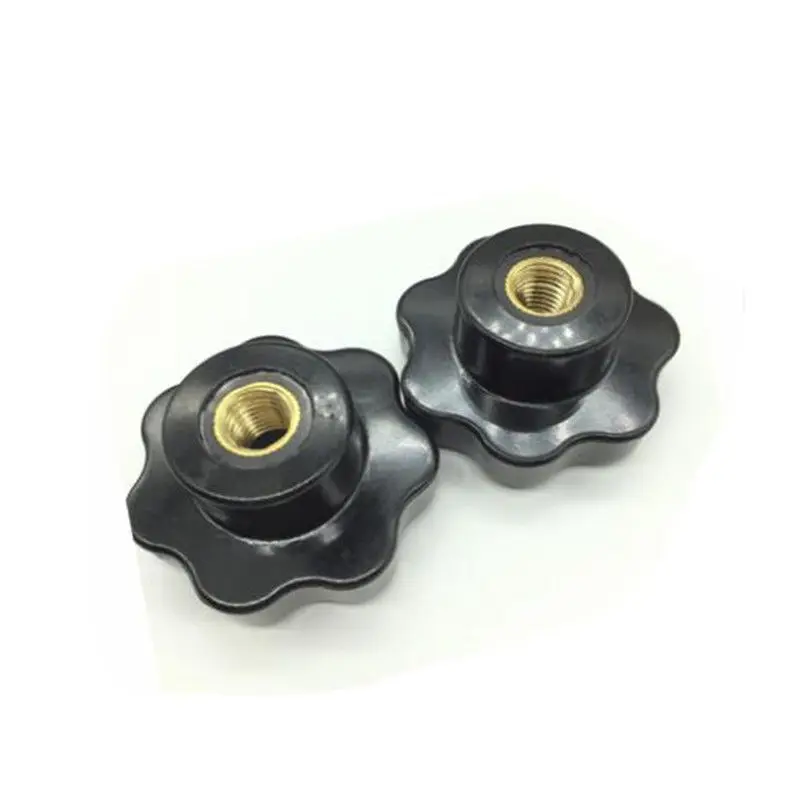 5 uds. M8 rosca hembra OD 50mm cabeza en forma de estrella tuercas de sujeción perilla con agujero