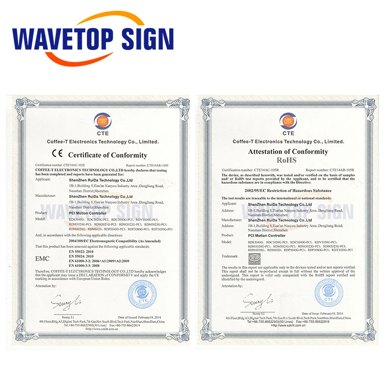 WaveTopSign Ruida RDC5121 Lite версия Co2 лазерный контроллер DSP для станка лазерной гравировки и резки Co2