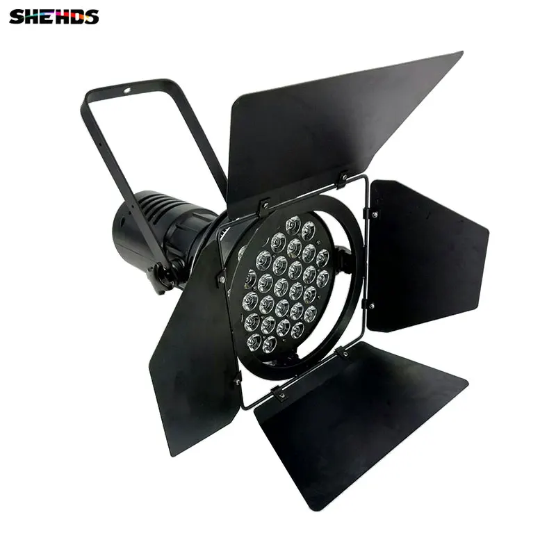 

SHEHDS LED 31x10W Spotlight Par Lighting with Barn Doors DMX Controller for Auto Show DJ Disco Wedding Stage Light