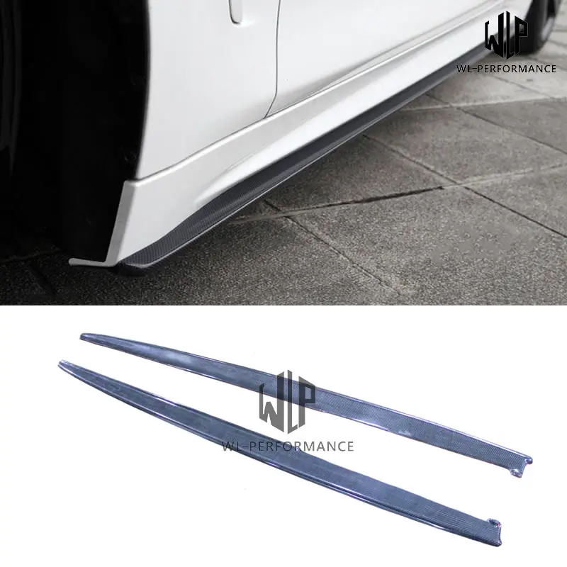 F30 F35 High Quality Carbon Fiber Side Skirts Car Styling Fit For BMW 3 Series F30 F35 320i 328i 335i Car Body Kit 2012-UP