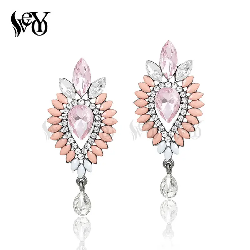 VEYO Acrylic Crystal Earrings For Women Vintage Drop Earrings Elegant Hot Sale Brincos Pendientes