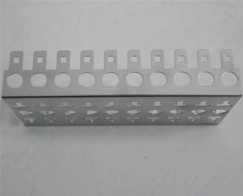 10-Units Stainless steel Frame for 10pairs tel voice Module snap-in terminal block thickened 100pairs blank patch panel 4pcs