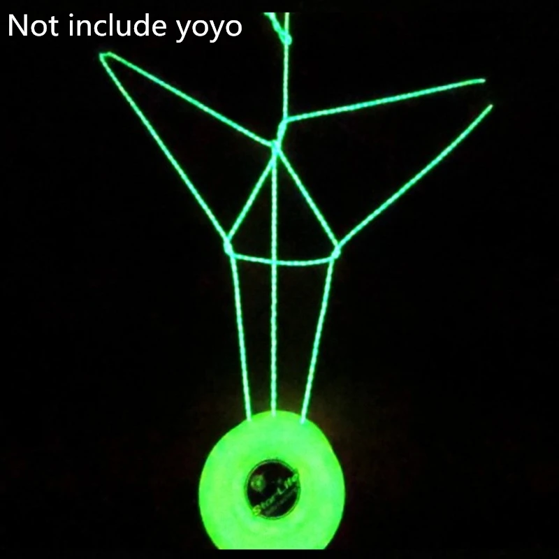 5PCS  Glowing rope yoyo strings  Light-emitting YOYO ropes  Classic Toys Gift For Kids Children