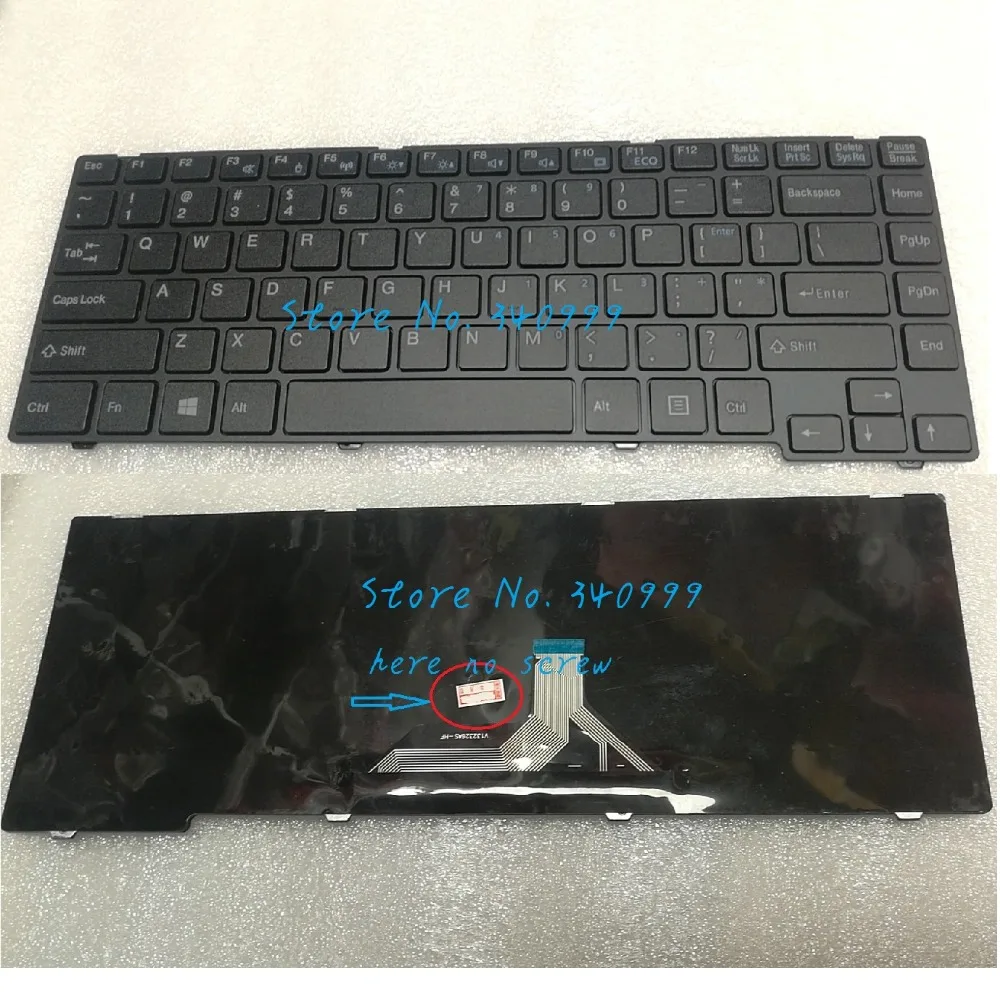 

new keyboard For Fujitsu Lifebook UH572 UH55 UH574 UH554 us Keyboard