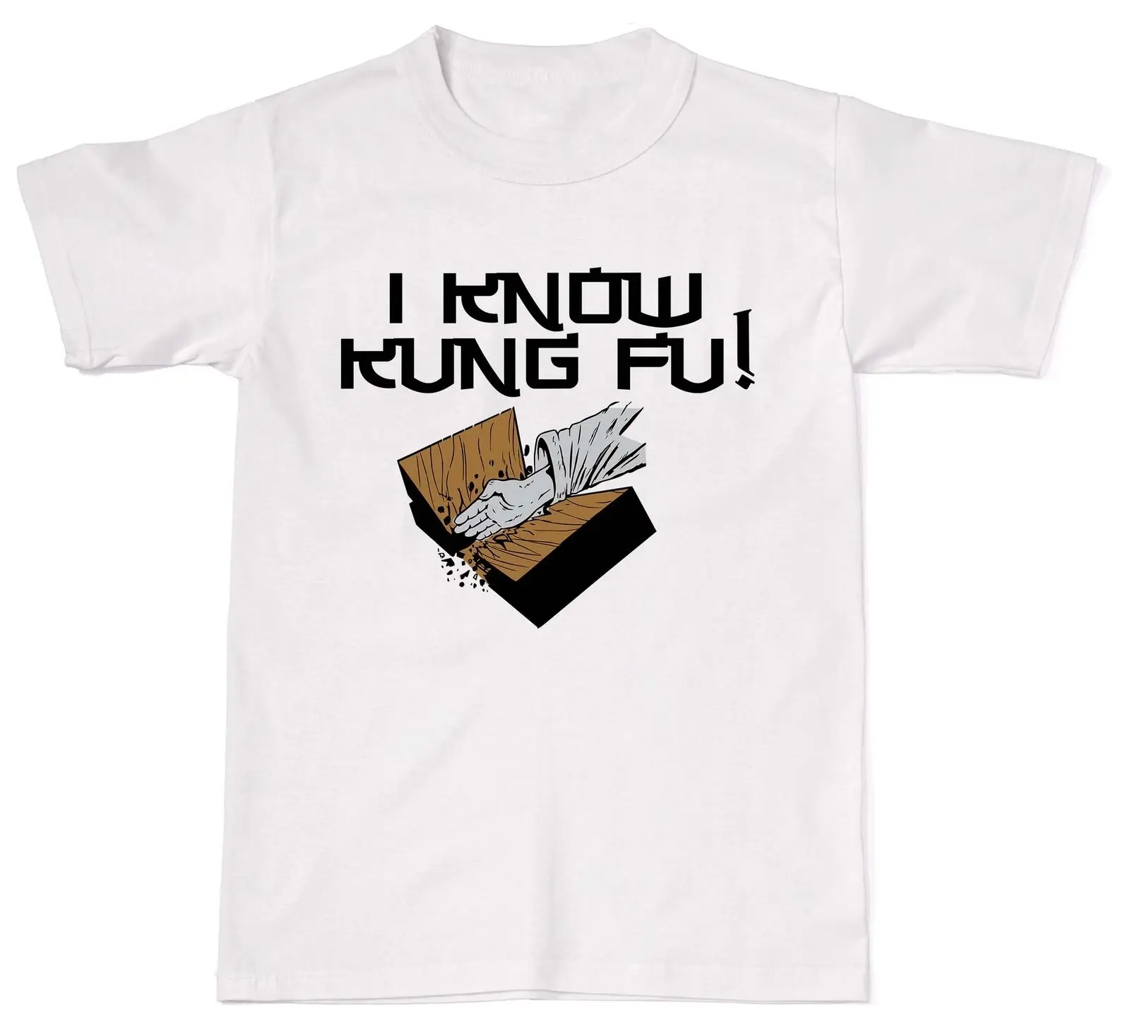 Brand Man T Shirt 2019 New Brand Tee Cotton Clothes New I Know Kung Fu Martial Arter  Funny Fighting Unisex Casual Tee Shirts