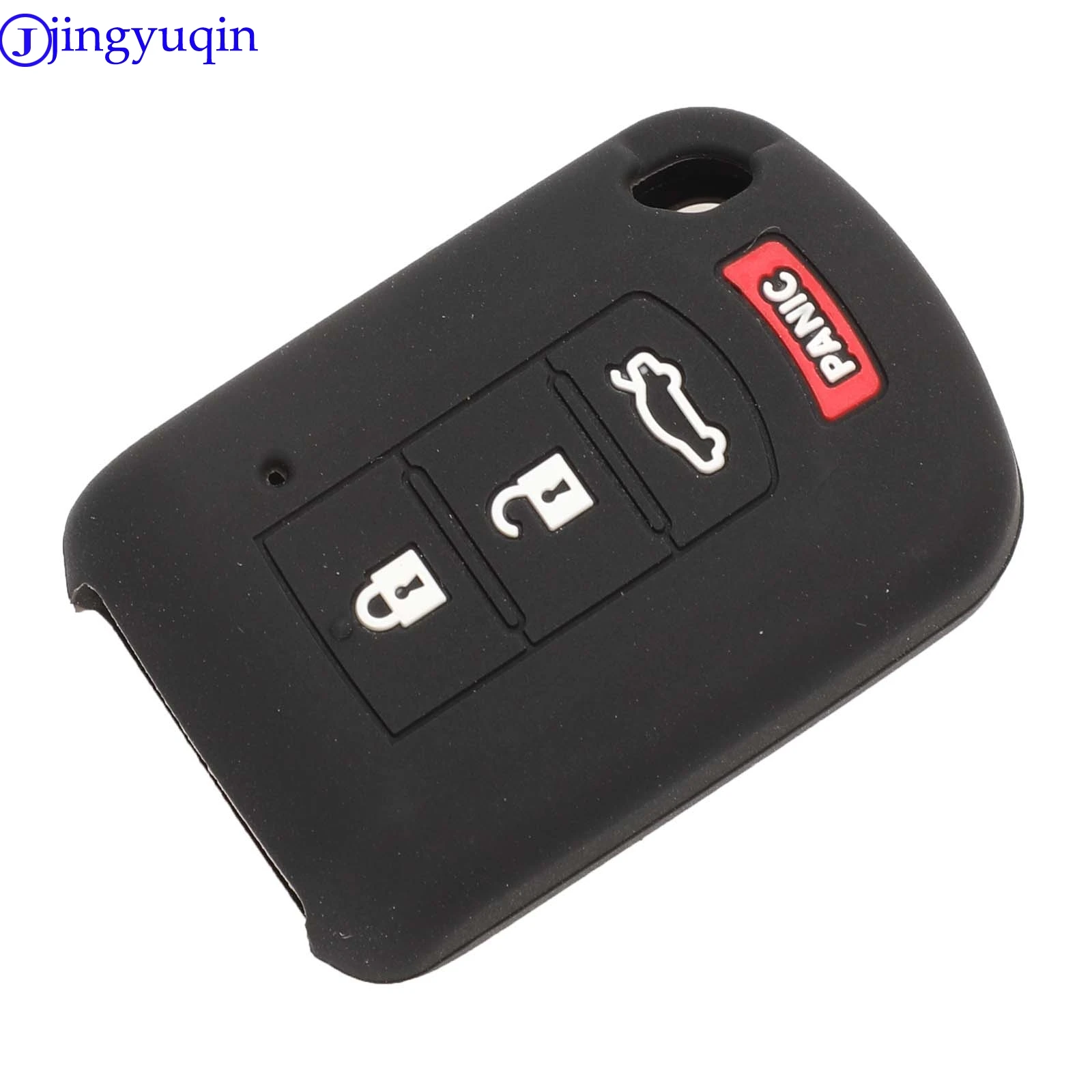 jingyuqin 3/4 B Remote Car Key Case Silicone For Mitsubishi ASX Outlander Lancer EX Galant Pajero 2016 2017