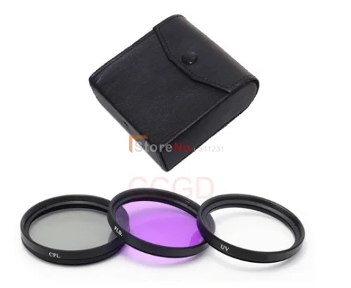 

4 IN 1 82MM Filter kit UV FLD CPL Circular Polarized + filter case bag for 82mm lens filter DSLR Camera With Tracking