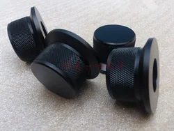 Diameter 50mm,Shank diameter 40mm,H25mm All Aluminium Alloy Solid Custom Volume Knob Audio Power Amplifier Potentiometer Knob