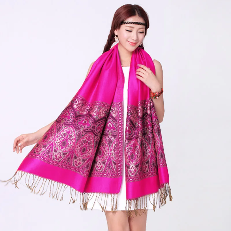 Ethical Design Brand Women Scarf Autumn Winter Warm Printing Scarves For Lady Shawls And Wraps Fringe Long Bandana