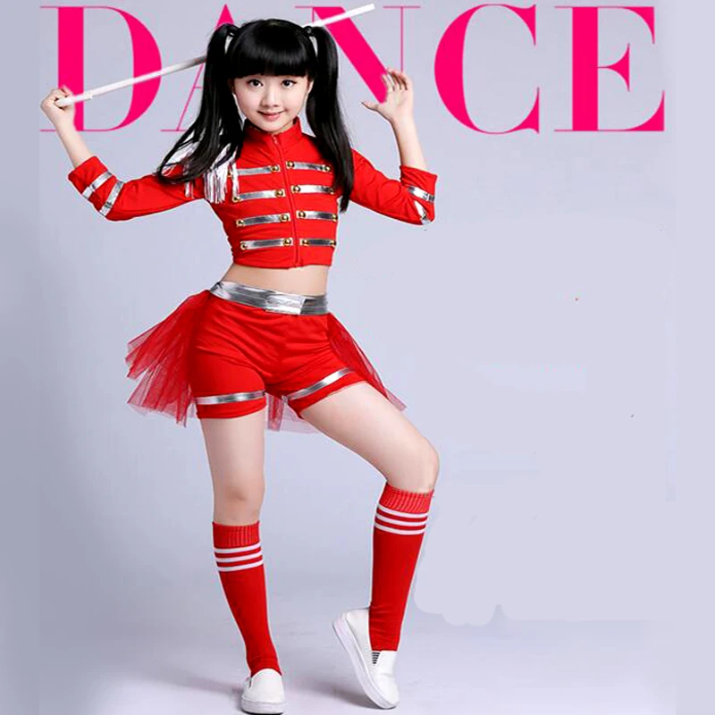 Children Jazz Dance Modern Dance Costume Fashion Kids Latin Ballroom Dancing Dress Stage Show Dresses Jazz Costumes For Girl