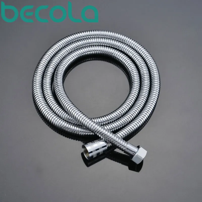 

BECOLA Free Shipping 150CM Rose Gold Hose Black Antique Brass Plumbing Hoses Shower Pipe Chrome Shower Hose B-150