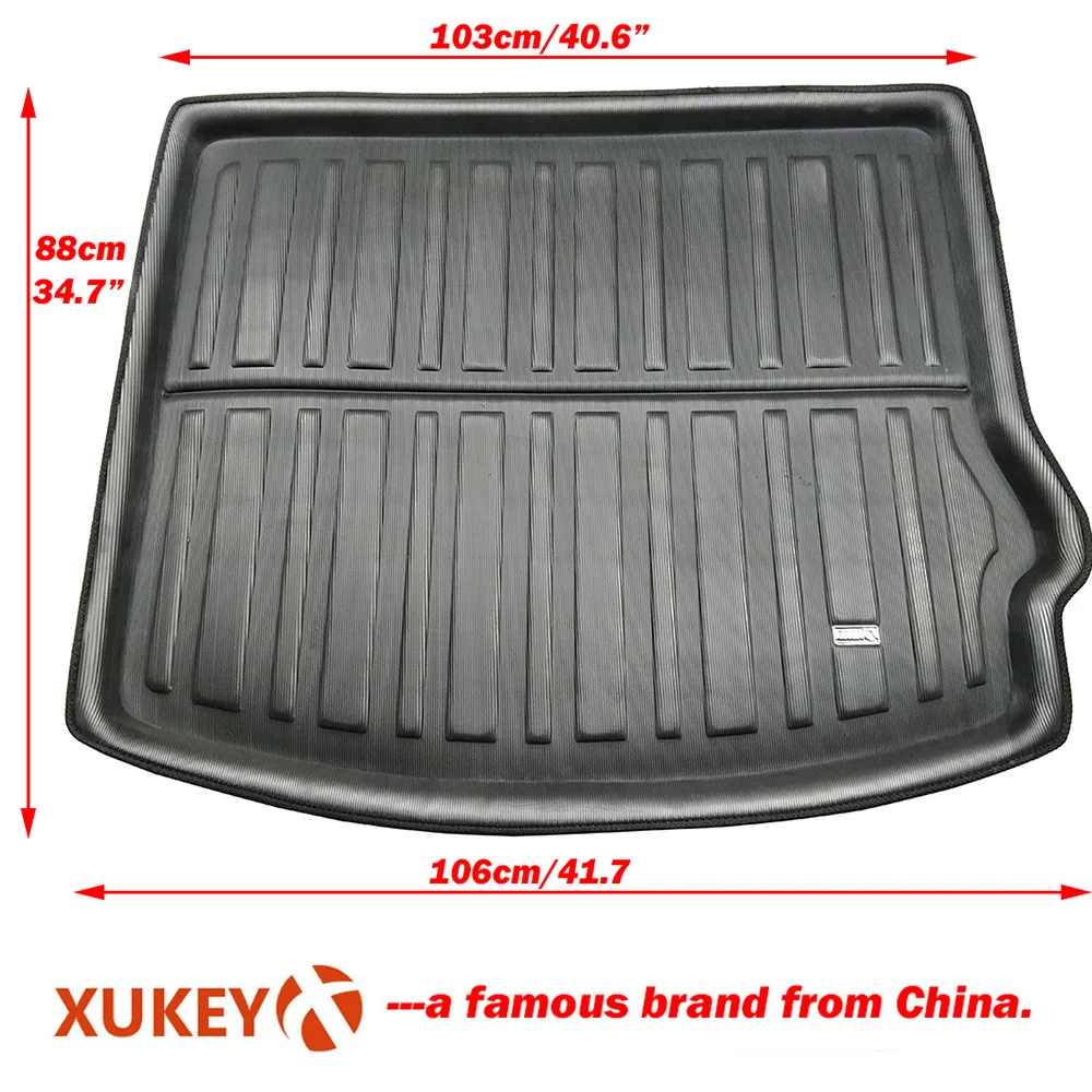 Fit For Mazda 3 Axela BM Hatch Hatchback 2014 2015 - 2018 Rear Trunk Mat Cargo Tray Boot Liner Carpet Protector Floor Pad