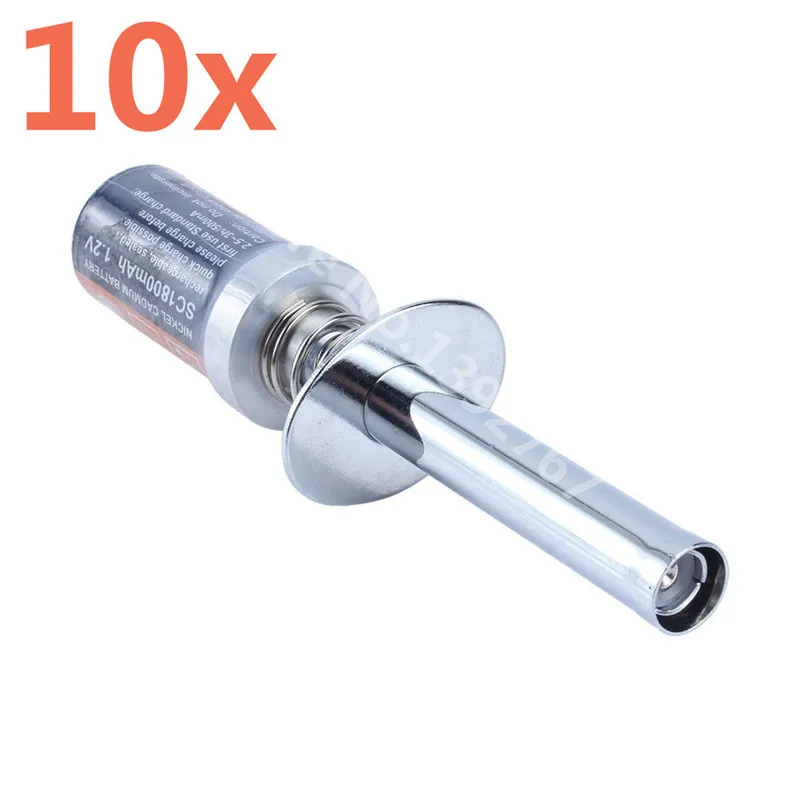 10pcs/Lot HSP 80101 1800mAh Rechargeable Glow Plug Igniter Ignition 1/10 R/C Nitro Buggy Car Parts