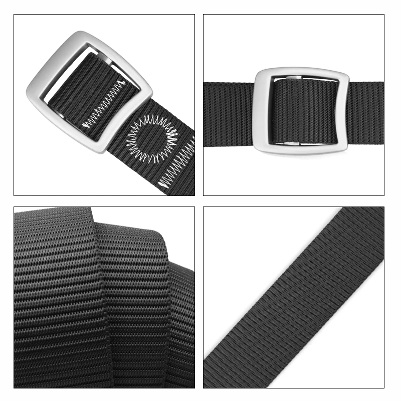 Maikun Nylon Belts for Men High Quality Waistband Tactical Clothing Male Belt Metal Buckle Male Strap for Jeans