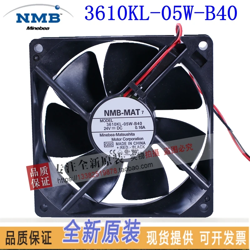 NEW NMB-MAT NMB 3610KL-05W-B40 9225 24V frequency double ball bearing cooling fan