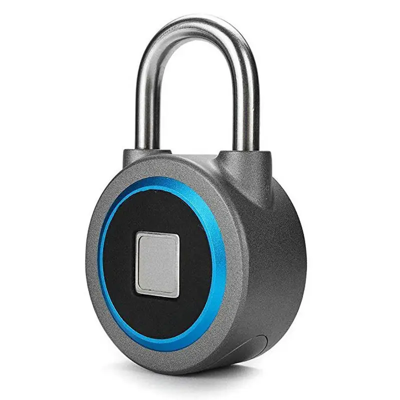 Newest Smart Keyless Fingerprint Lock APP Button Password Unlock Waterproof Anti-Theft Padlock Door Lock for Android iOS System