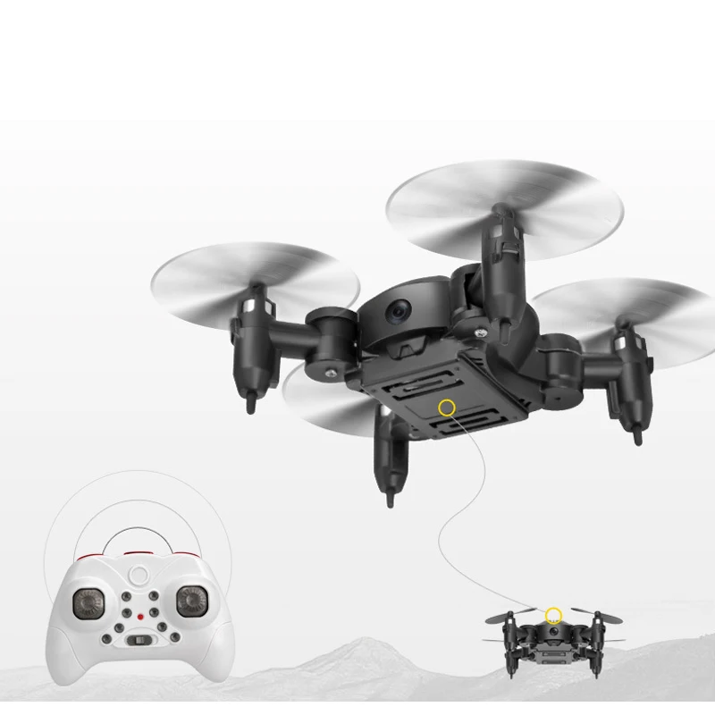 Mini Pocket 2.4G 2MP RC Drone with HD Camera Outdoor Flyer RC Quadcopter Wifi Real-time Transmission FPV RTF Boys Toy Gifg