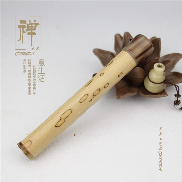 Zhengda fine butterfly bamboo parquet horn screw short tube sandalwood incense incense gourd incense tube wholesale