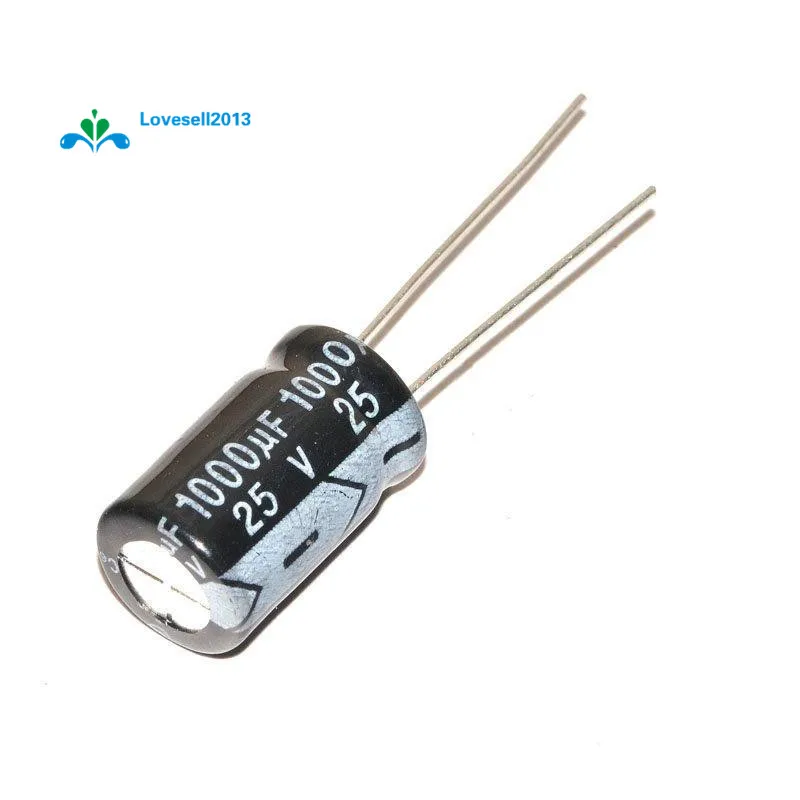 5 PCS 1000uF 10V 105C 8mm*12mm Radial Electrolytic Capacitors